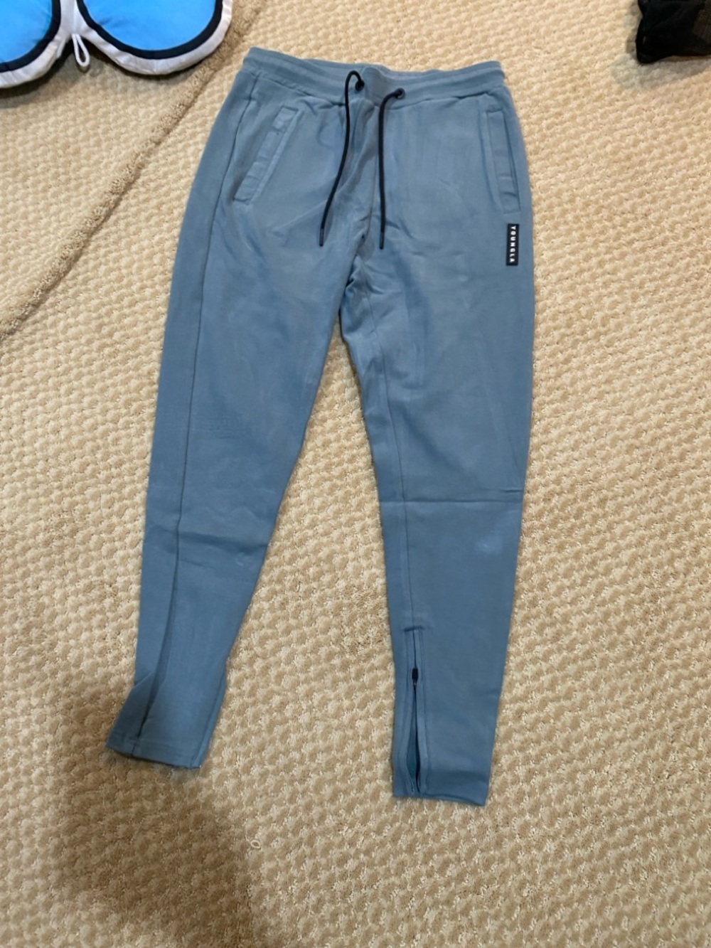 Youngla perfect joggers mens light blue large